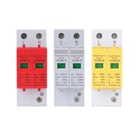 UPQQBZFZD Parasurtenseur Domestique Série YCS6 AC SPD 2P 385 V, Dispositif De Protection Contre Les Surtensions Basse Tension(40-80kA Red)