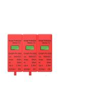 UPQQBZFZD SPD 2P 3P DC 500V 800V 1000V 20KA~40KA 30KA~60KA House Lightning Surge Protector Protective Low-Voltage Arrester Device PV Solar(3P,DC1000V 20-40KA)