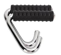UPQRSG 2PCS Poignée de Fitness, Barre de Traction D'Entraînement Enveloppée en Forme de C Universelle avec Poignée en Caoutchouc, Poignées d'exercice Robustes Fixation pour Bandes de Résistance Gym