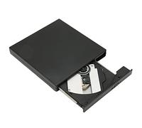 UPQRSG Lecteur DVD Externe, Transmission Haute Vitesse USB2.0 Graveur DVD Ultra Mince, Portable Plug Play Ultra Slim VCD Burner, pour Ordinateurs Portables Ordinateur de Bureau