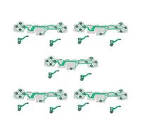 UPQRSG Lot de 5 Circuits Imprimés À Ruban Flexible de Rechange, Clavier À Film Conducteur avec Poignée de Manette de Jeu FPC, Kit de Réparation de Manette, pour Manette PS5