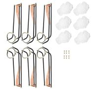 UPQRSG Lot de 6 poches de billard standard de rechange pour table de billard, rail Empire solide avec poches en filet