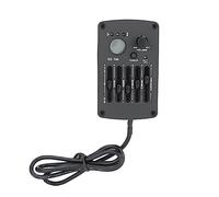 UPQRSG Pédale D'Égalisation 5 Bandes, Se 5N Préampli Guitare Micro Piezo, Égaliseur de Guitare Acoustique Multifonction Avec Affichage LED, pour Kit D'Accessoires D'Instrument de Musique pour Guitare