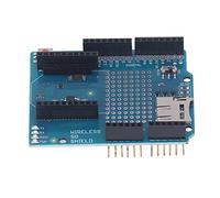 UPQRSG Prototype Vis Shield, Carte D'Extension de Prototype de Point de Terminal de Fente pour Carte de Stockage sans Fil avec Zone de Prototype de 8 X 12 Trous, Adaptateur de Borne À Vis