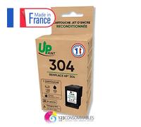 UPrint - 4.5 ml - noir - compatible - boîte de suspension - remanufacturé - cartouche d'encre (alternative pour : HP 304)