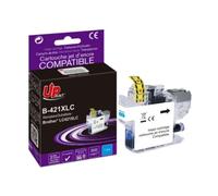 UPrint - 7.2 ml - cyan - compatible - boîte de suspension - cartouche d'encre (alternative pour : Brother LC421XLC) - pour Brother DCP-J1050DW, MFC-J1010DW