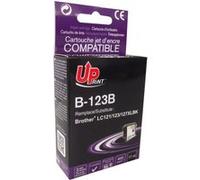 UPrint B-123B - 17 ml - noir - compatible - cartouche d'encre (alternative pour : Brother LC121, Brother LC123, Brother LC127) - pour Brother DCP-J132W, DCP-J552DW, DCP-J752DW Noir G