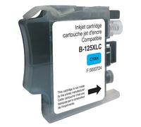 UPrint B-125XLC - 15 ml - XL - cyan - compatible - cartouche d'encre (alternative pour : Brother LC125XLC) - pour Brother DCP-J4110DW