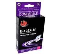 UPrint B-125XLM - 15 ml - taille XL - magenta - compatible - cartouche d'encre (alternative pour : Brother LC125XL) - pour Brother DCP-J4110DW, MFC-J4410DW, MFC-J4510DW, MFC-J6520DW, MFC-J6720DW, MFC-