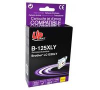 UPrint B-125XLY - 15 ml - XL - jaune - compatible - cartouche d'encre (alternative pour : Brother LC125XLY) - pour Brother DCP-J4110DW