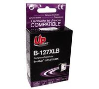 UPrint B-127XLB - 30 ml - noir - compatible - cartouche d'encre (alternative pour : Brother LC127XLBK) - pour Brother DCP-J4110DW