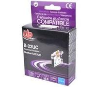 UPrint B-22UC - 15.4 ml - cyan - compatible - cartouche d'encre (alternative pour : Brother LC22UC) - pour Brother DCP-J785DW, DCP-J785DWXL, MFC-J985DW G