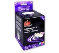 UPrint B-3219XL - Pack de 4 - noir, jaune, cyan, magenta - compatible - cartouche d'encre (alternative pour : Brother LC3219XL) - pour Brother MFC-J5730DW, MFC-J5930DW, MFC-J6935DW Pack G
