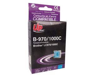 UPrint B-970C - 10 ml - cyan - compatible - cartouche d'encre (alternative pour : Brother LC1000C, Brother LC970C) - pour Brother DCP-135C, DCP-150C, DCP-153C, DCP-157C, MFC-235C, MFC-260C
