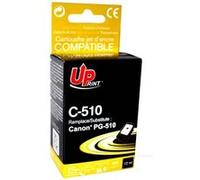 UPrint C-510B - 12 ml - noir - compatible - remanufacturé - cartouche d'encre (alternative pour : Canon PG-510) - pour Canon PIXMA MP230, MP237, MP252, MP258, MP270, MP282, MP499, MX350, MX360, MX410,