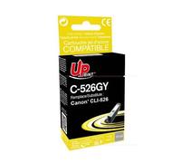 UPrint C-526GY - 10 ml - gris - compatible - cartouche d'encre (alternative pour : Canon CLI-526GY) - pour Canon PIXMA MG6150, MG6250, MG8150, MG8250
