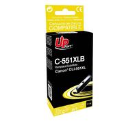 UPrint C-551XLB - 11 ml - noir - compatible - remanufacturé - cartouche d'encre (alternative pour : Canon CLI-551XL) - pour Canon PIXMA iP8750, iX6850, MG5550, MG5650, MG5655, MG6450, MG6650, MG7150, 