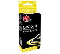 UPrint C-571XLB - 11 ml - taille XL - noir - compatible - remanufacturé - cartouche d'encre - pour Canon PIXMA TS5051, TS5053, TS5055, TS6050, TS6051, TS6052, TS8051, TS8052, TS9050, TS9055 G