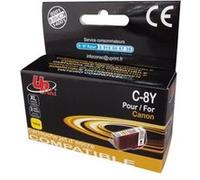 UPrint C-8Y - 14 ml - taille XL - jaune - compatible - cartouche d'encre (alternative pour : Canon CLI-8Bk) - pour Canon PIXMA iP3500, iP4500, MP510, MP520, MP610, MP960, MP970, MX700, MX850, Pro9000