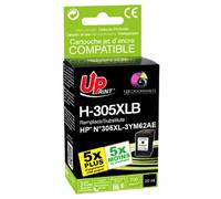 Uprint Cartouche d'encre Compatible avec HP 305 305XL - 1 Noir | Compatible avec HP DeskJet 2710 2710e 2720 2720e 2721 2721e 2722 2722e 2723 2724 4110e 4120e 4122e 4130e, 1 Cartouche