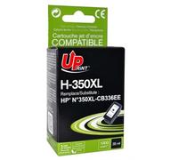 Uprint Cartouche Encre 350XL Noir Compatible avec HP Deskjet D4260 D4360 D5360 Officejet J5780 J6410 Photosmart C4280 C4380 C4480 C4580 C5180 C5280