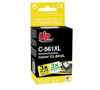 UPrint Cartouche d'encre CL-561XL couleur 18 ml (C/M/J) compatible Canon