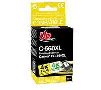 Uprint Cartouche Encre Compatible Canon PG-560 XL Noir