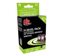 Uprint Cartouches d'encre Compatibles avec HP 304 304XL - 1 Noir 1 Couleur