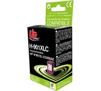 UPRINT CC656A Cartouche d'encre cyan/violet/jaune HP