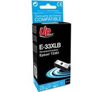 UPrint E-33XLB - 15 ml - XL - noir - compatible - boîte - remanufacturé - cartouche d'encre (alternative pour : Epson 33XL, Epson T3351) - pour Epson Expression Home XP-830; Expression Premium XP-530,