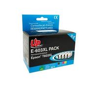 UPrint E-603XL - Pack de 4 - noir, jaune, cyan, magenta - compatible - remanufacturé - cartouche d'encre (alternative pour : Epson 603XL)