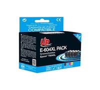 UPrint E-604XL - Pack de 4 - noir, jaune, cyan, magenta - compatible - cartouche d'encre (alternative pour : Epson C13T10H64510) - pour Epson Expression Home XP-2200; WorkForce WF-2910DWF...