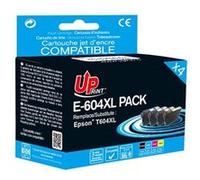 UPrint E-604XL - Pack de 4 - noir, jaune, cyan, magenta - compatible - cartouche d'encre (alternative pour : Epson C13T10H64510) - pour Epson Expression Home XP-2200; WorkForce WF-2910DWF, WF-2930DWF,
