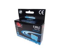 UPrint E-80LC - 12 ml - taille XL - cyan clair - compatible - cartouche d'encre (alternative pour : Epson T0805) - pour Epson Stylus Photo P50, PX650, PX660, PX710, PX720, PX730, PX800, PX810, PX820, 