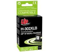 UPrint H-302XLB - 20 ml - noir - compatible - remanufacturé - cartouche d'encre (alternative pour : HP 302XL, HP F6U68AE) - pour HP Deskjet 1110, 21XX, 36XX; ENVY 45XX; Officejet 38XX, 46XX, 52XX Noir