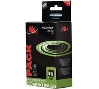 UPrint H-338/343 PACK - Pack de 2 - taille XL - noir, couleur (cyan, magenta, jaune) - compatible - remanufacturé - cartouche d'encre (alternative