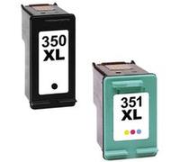 UPrint H-350XL/351XL PACK - Pack de 2 - taille XL - noir, couleur (cyan, magenta, jaune) - compatible - remanufacturé - cartouche d'encre (alternative pour : HP 350XL, HP 351XL) - pour HP Deskjet D426