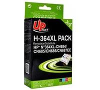 UPrint H-364XL PACK - Pack de 4 - taille XL - noir, jaune, cyan, magenta - compatible - remanufacturé - cartouche d'encre (alternative pour : HP 364XL) - pour HP Deskjet 35XX; Photosmart 55XX, 55XX B1