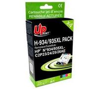 UPrint H-934/935XL - Pack de 4 - Capacité XL - noir, jaune, cyan, magenta - compatible - cartouche d'encre (alternative pour : HP 934XL, HP 935XL) - pour HP Officejet 6812, 6815, 6820; Officejet Pro 6