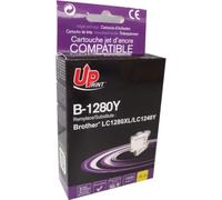 UPrint kompatybilny ink / tusz z LC-1280XLY, B-1280Y, jaune, 1200s, 12ml, haute capacité