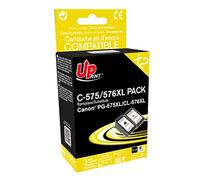 UPrint Cartouches compatibles remanufacturées PG-575XL/CL-576XL - Pack 2 pour Canon PIXMA TR4750i