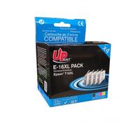 Uprint Pack Compatible Epson T16XL 4 Cartouches
