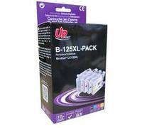 UPrint - Pack de 4 - couleur (cyan, magenta, jaune, noir) - compatible - boîte de suspension - cartouche d'encre (alternative pour : Brother LC125XL, Brother LC127XL) - pour Brother DCP-J4110DW G