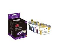 UPrint - Pack de 4 - noir, jaune, cyan, magenta - compatible - boîte de suspension - cartouche d'encre (alternative pour : Brother LC422XL) - pour