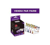 UPrint - Pack de 4 - noir, jaune, cyan, magenta - compatible - boîte de suspension - cartouche d'encre (alternative pour : Brother LC421XL) - pour