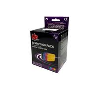 UPrint - Pack de 4 - noir, jaune, cyan, magenta - compatible - cartouche d'encre (alternative pour : Brother LC970) - pour Brother DCP-153, 157, 330,