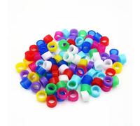 Upriver Lot de 40 anneaux de jambe avec 1 installateur, 2,3/3 mm pour perroquet, pinson, canari (couleurs mélangées)