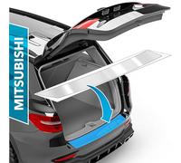 uProtect Film de Protection Seuil de Coffre Voiture Ensemble Complet pour Mitsubishi Space Star A00 I 2012-2019 Pare Choc Arriere - Film Transparent Autocollant