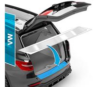 uProtect Film de Protection Seuil de Coffre Voiture Ensemble Complet pour VW Golf Sportsvan AM I 2014-2020 Pare Choc Arriere - Film Transparent Autocollant