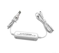 Ups Bloc d'alimentation de secours 5 V 2 A sans interruption pour batterie pour caméra de sécurité avec commutation automatique et capacité de 1500 mAh Couleur blanche (A)